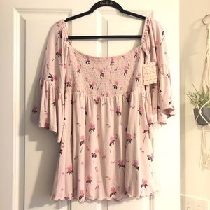 Free People Berry Top